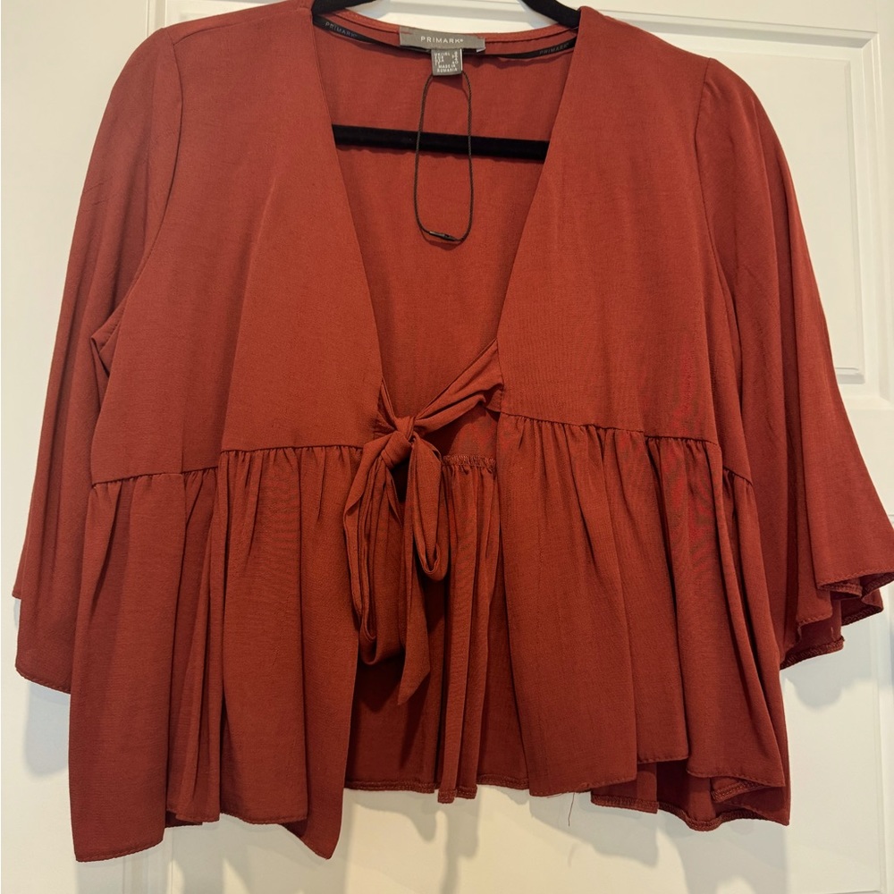 Brand new crop tie top
